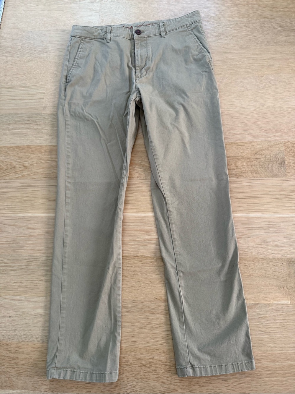 Weatherproof Men's Chino Pants in Light Khaki